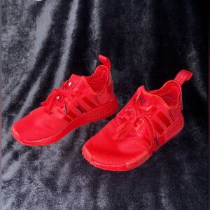 Adidas NMD R1 Triple Scarlet Red Sneakers Size 7